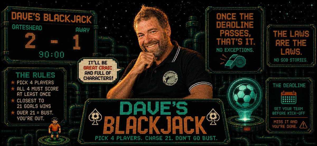 Dave's Blackjack — pick 4 players, chase 21, don't go bust
